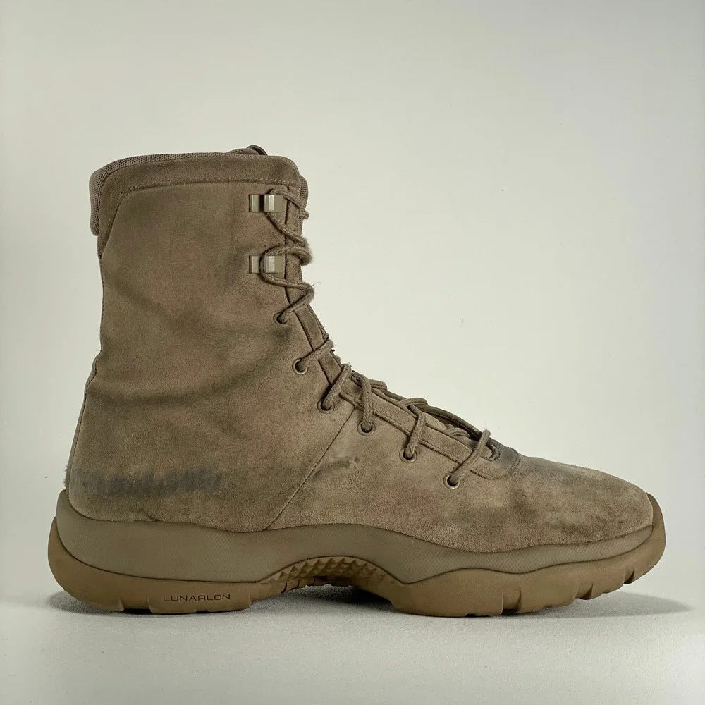 Jordan Future Boot EP Khaki Mens 12 Suede Military Tactical Combat Boots‎